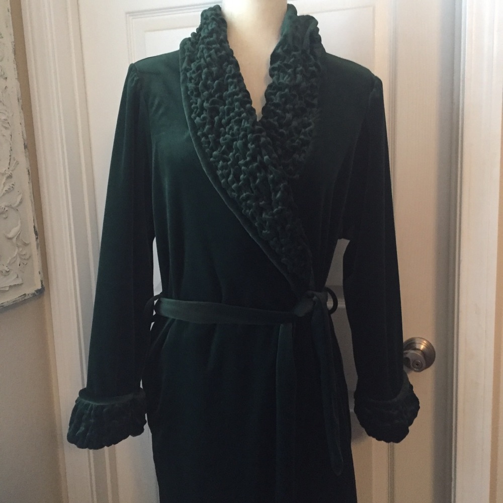Delicates Emerald Green Robe S/M